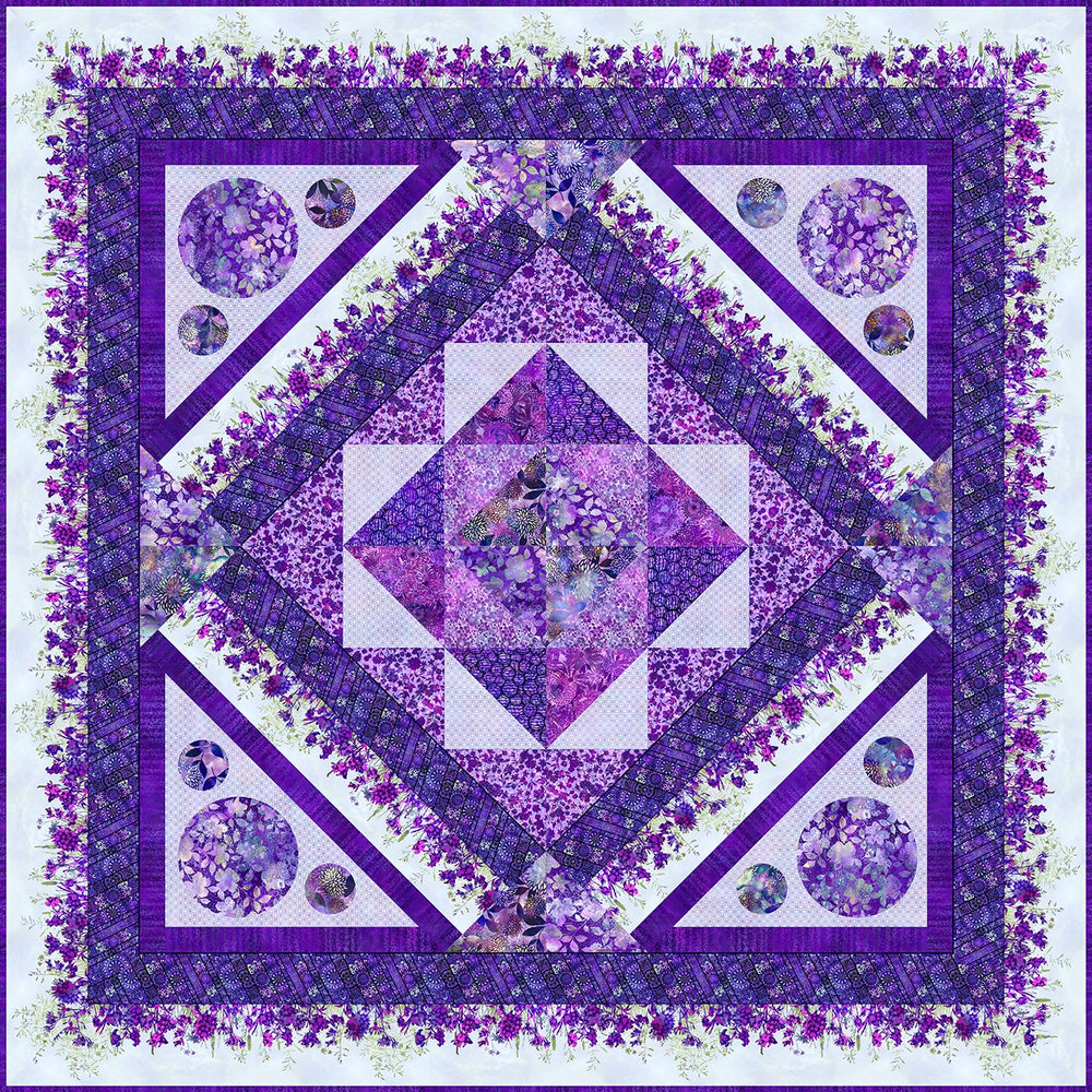 Allure Quilt (Purple)