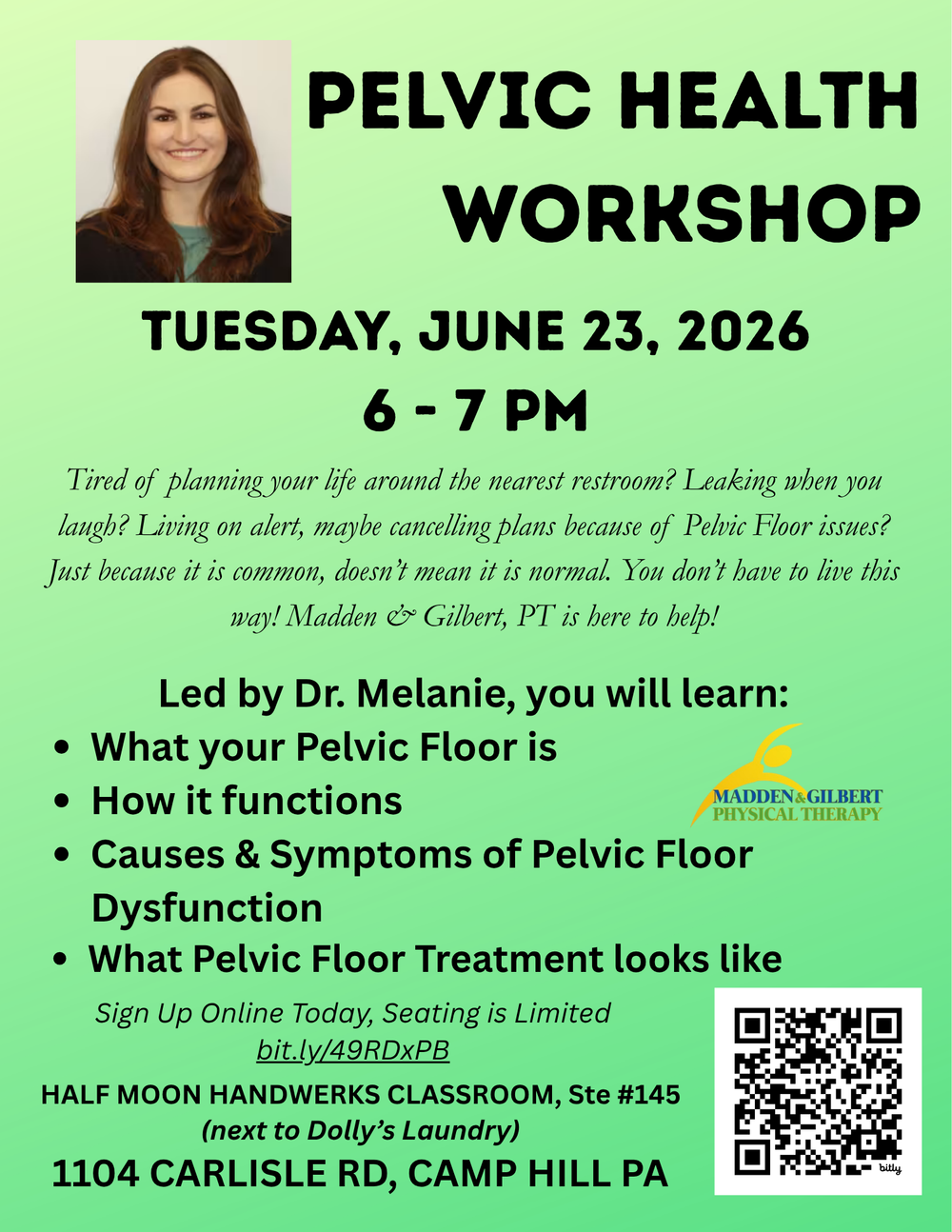 Pelvic Health Workshop