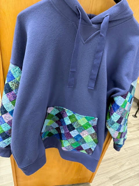 Quilted Embellished Sweatshirt Class